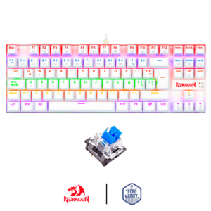 teclado-blanco-white-kumara-k552-rgb-switch-blue-redragon-tecnomarketink