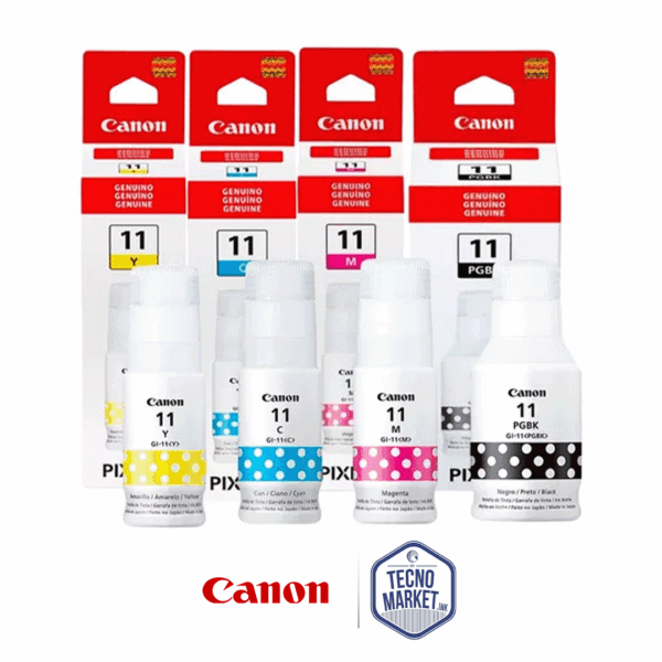 Tintas Canon 11 Original - Colores Compatibles con Impresoras Canon