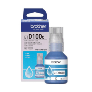 Cartucho de Tinta Brother Original BT-D100C - Cian para Impresoras Brother