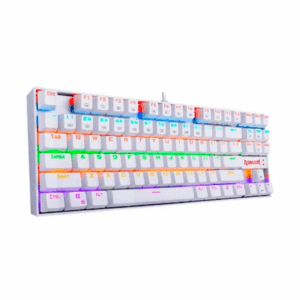 Teclado Redragon Kumara K552 Blanco Rainbow