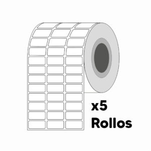 Etiquetas Adhesivas TT - 32mm x 15mm (5 rollos)