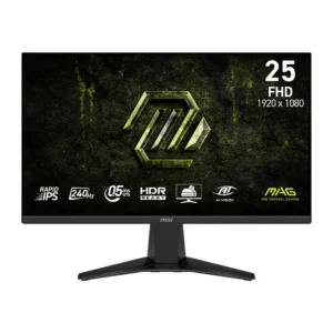 Monitor Gamer MSI MAG 255F X24 24.5" FHD Rapid IPS 240Hz 0.5ms HDMI DP