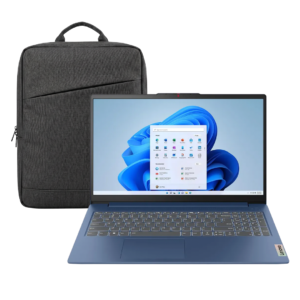 Portátil Lenovo IdeaPad Slim 3 15AMN8 AMD Ryzen 3 30 8GB RAM 256GB SSD 15.6" FHD Azul + Mouse y Morral